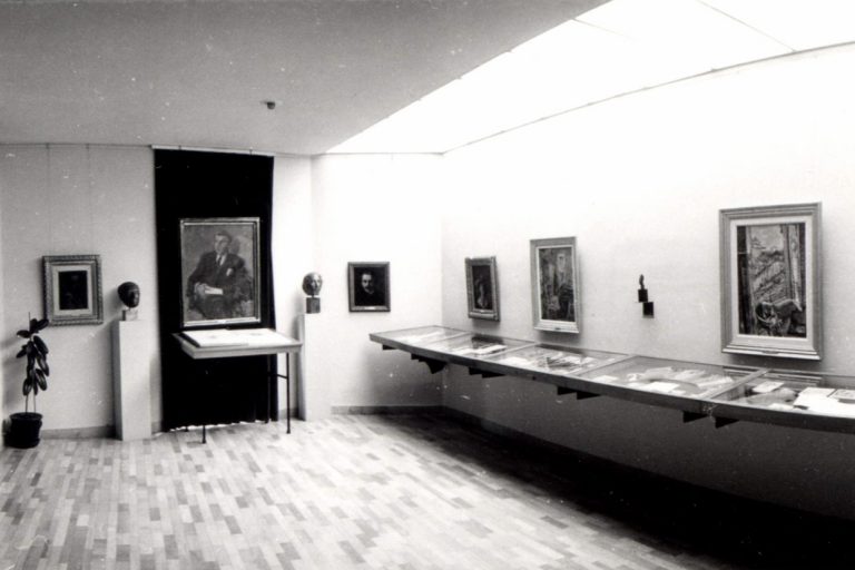 2. Детаљ поставке Меморијала уметника , 1977.