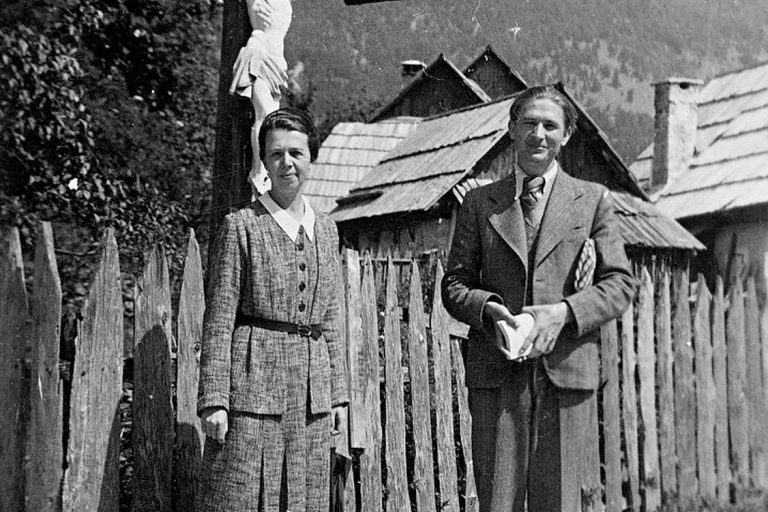 1.-Danica-Nikic-i-Branko-(Jovan-Rapajic),-Kranjska-Gora,-1934.